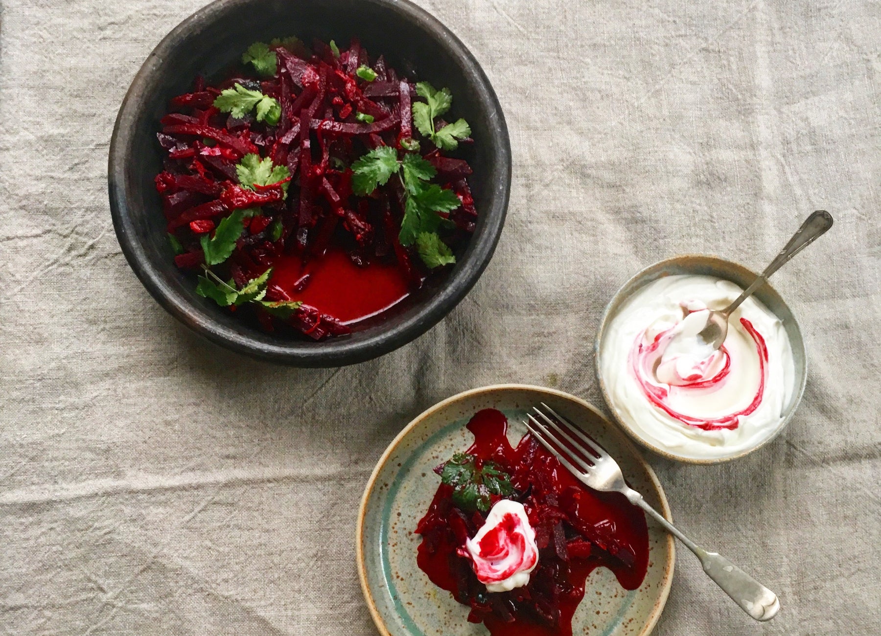 TRAVELS IN HONEY: BEETROOT CURRY with CINNAMON HONEY