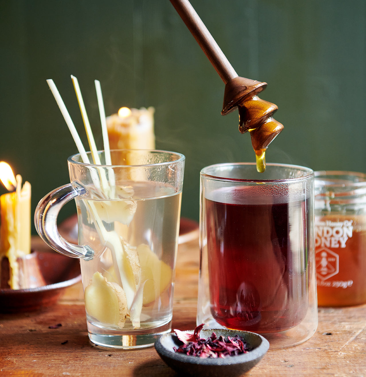 HOMEMADE ICED TEA with HONEY