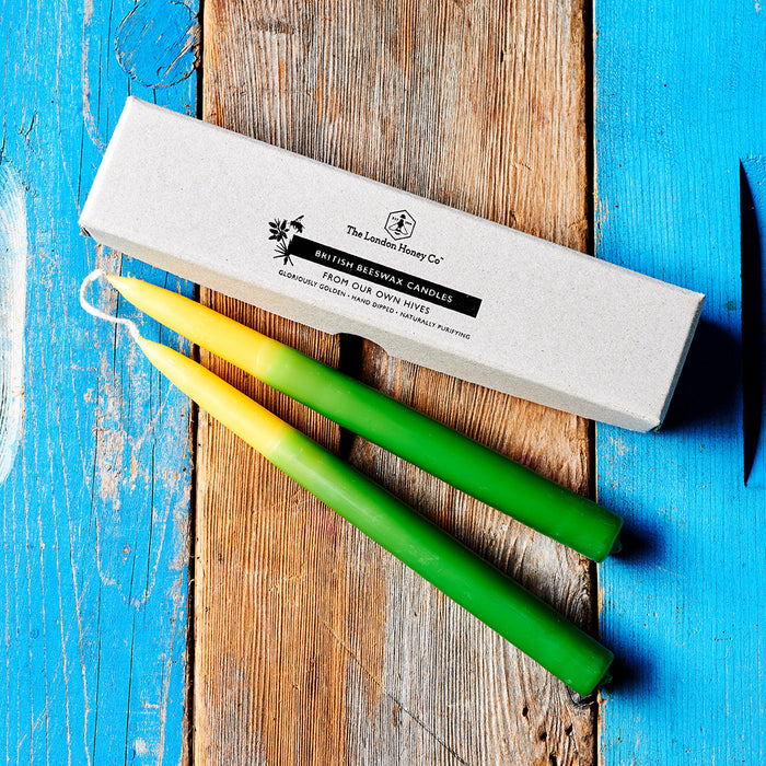 COTSWOLDS - BRITISH BEESWAX CANDLES In Gift Box