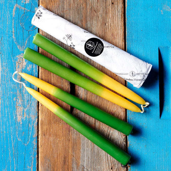 COTSWOLDS - BRITISH BEESWAX CANDLES In Gift Box