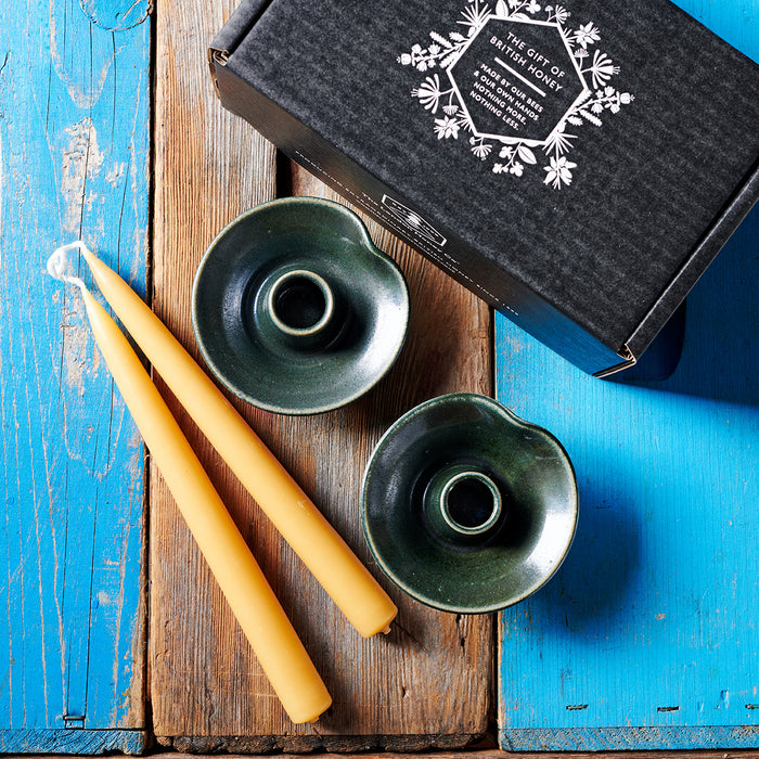CANDLEHOLDERS GIFT HAMPER - BLUE STANDARD