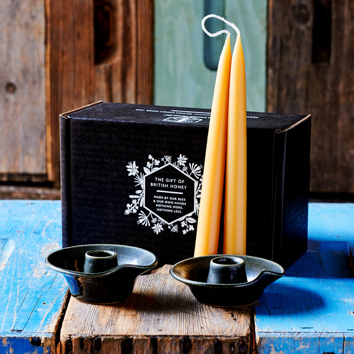 CANDLEHOLDERS GIFT HAMPER - BLUE STANDARD