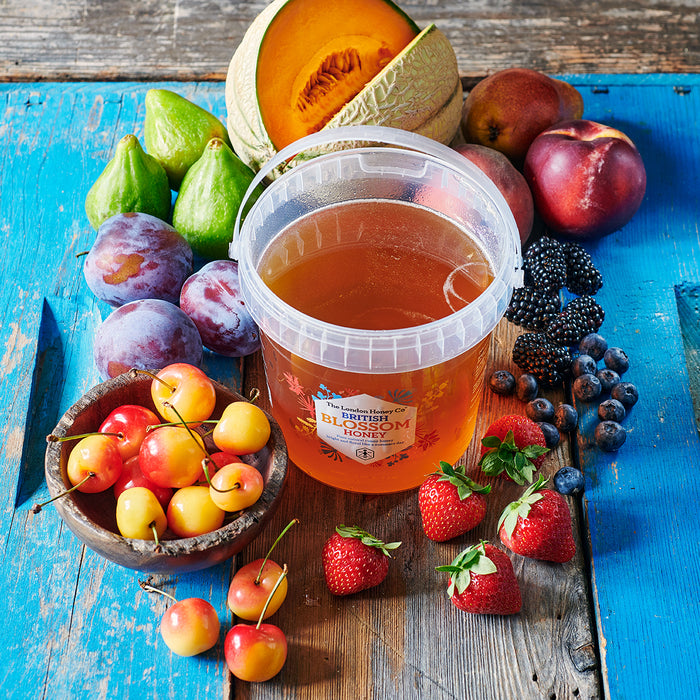British Blossom Honey, NEW 1kg Tub