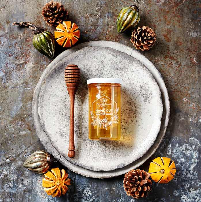 Honey Dipper - Hand-turned British wood