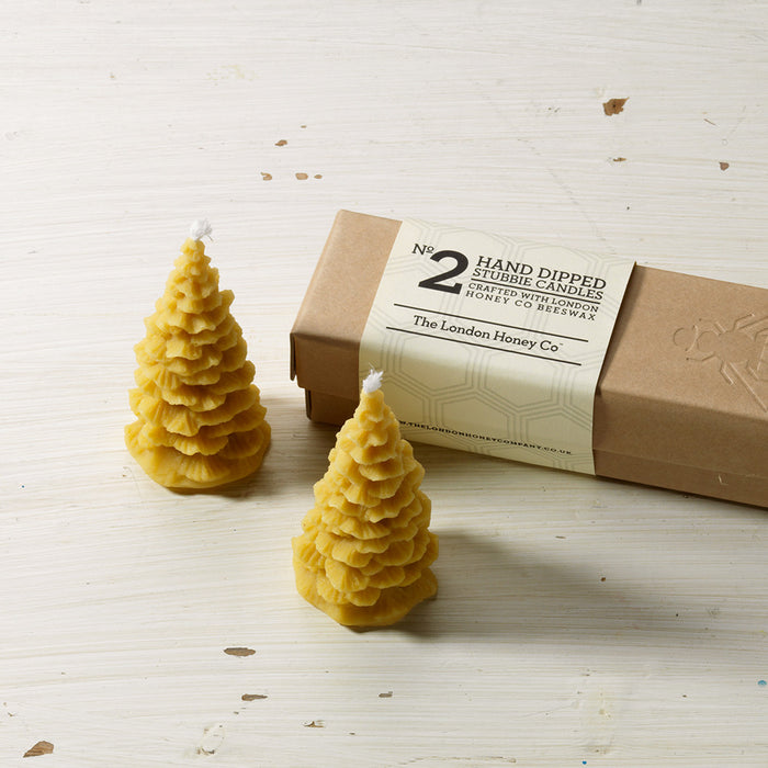 Pure Beeswax Christmas Honey Candles