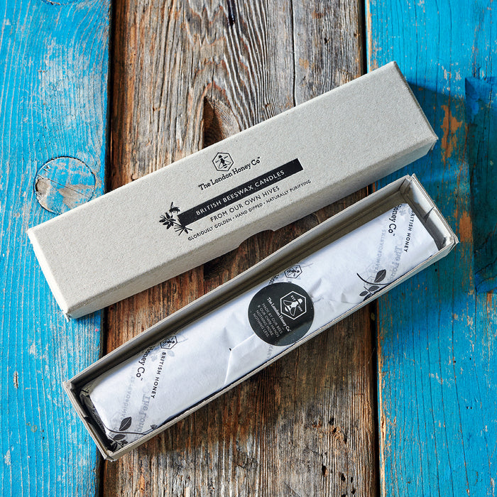 BORAGE BLOOM - BRITISH BEESWAX CANDLES In Gift Box