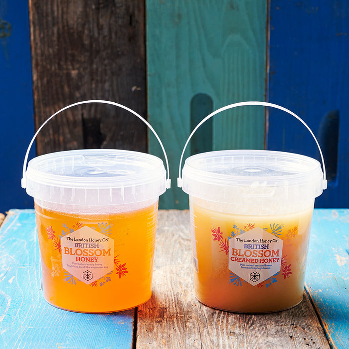 British Blossom Creamed Honey, NEW 1kg Tub