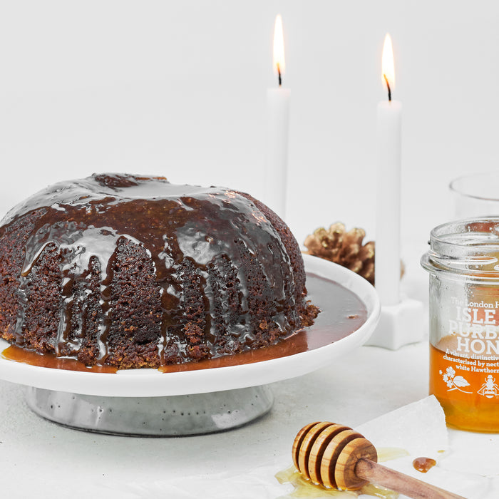 Steamed Ginger & Honey Caramel Sponge Pudding