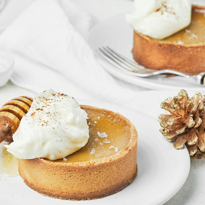 Honey & Muscovado Tartlets with Vanilla Mascarpone Cream