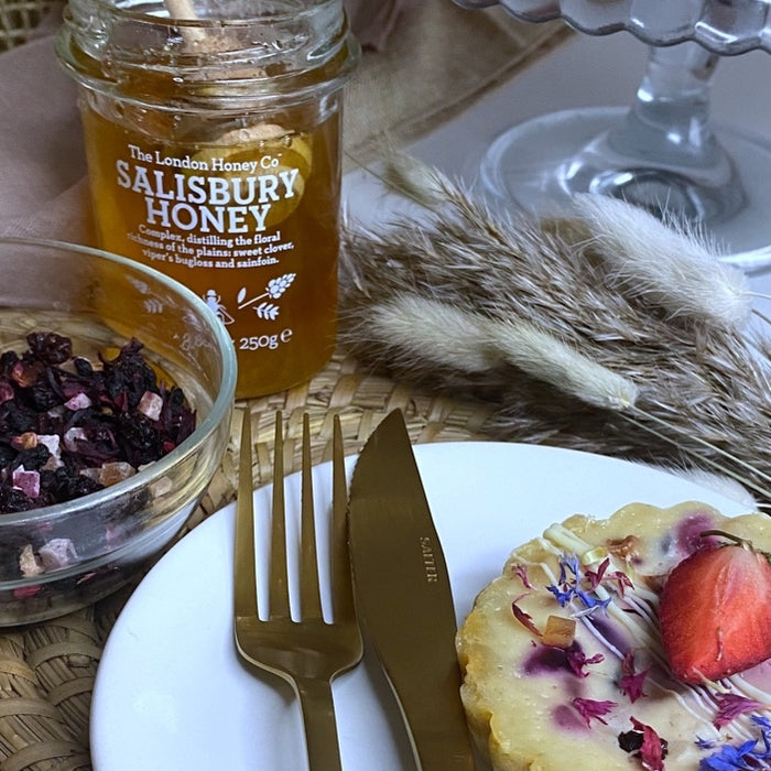 Honey & Berry Baked Cheescake Tarts