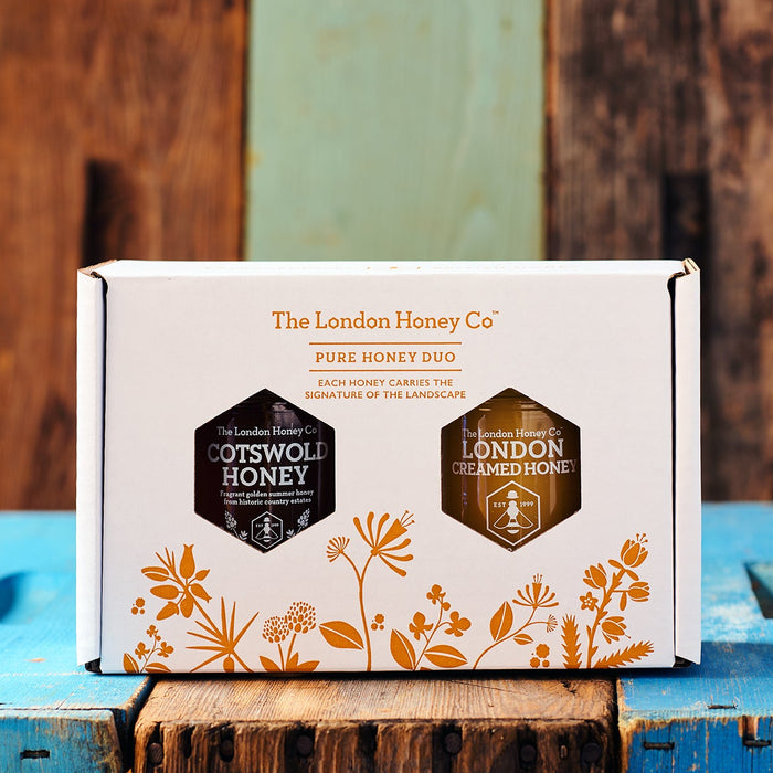 BRITISH HONEY DUO London Creamed & Cotswold