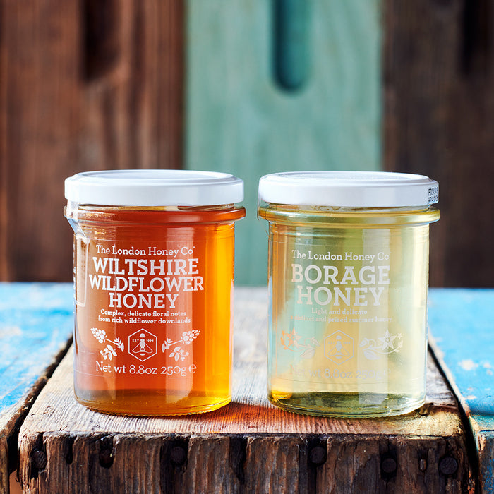 NEW British Honey Duo, Wildflower & Borage