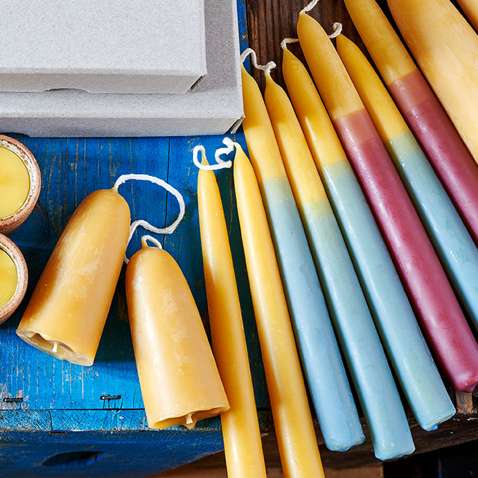 BORAGE BLOOM - BRITISH BEESWAX CANDLES In Gift Box