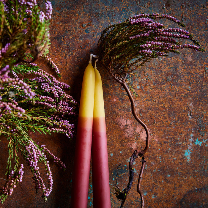 HEATHER MOOR - BRITISH BEESWAX CANDLES In Gift Box