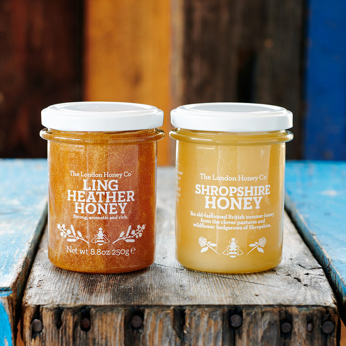 British Honey Duo: Ling Heather & Shropshire Creamed